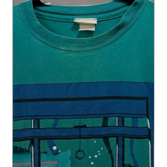 Vintage Cat Window Graphic Sleep Shirt Vanity Fair OSFA Women’s Nightgown - Picture 3 of 6